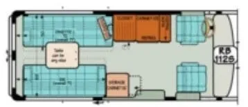 Sportsmobile Express 112S floor plan