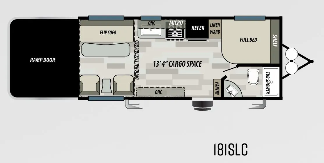 Forest River Sandstorm SLC 181SLC floor plan