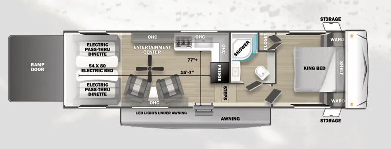 Forest River Stealth 2710SLX floor plan