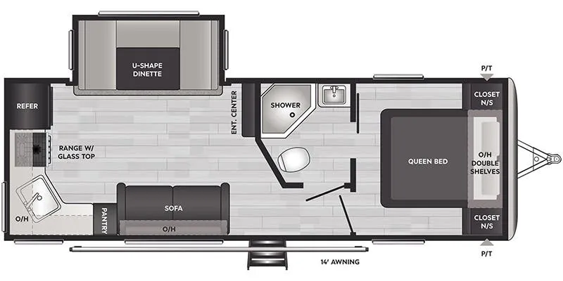 2021 Keystone Springdale 242RKWE floor plan