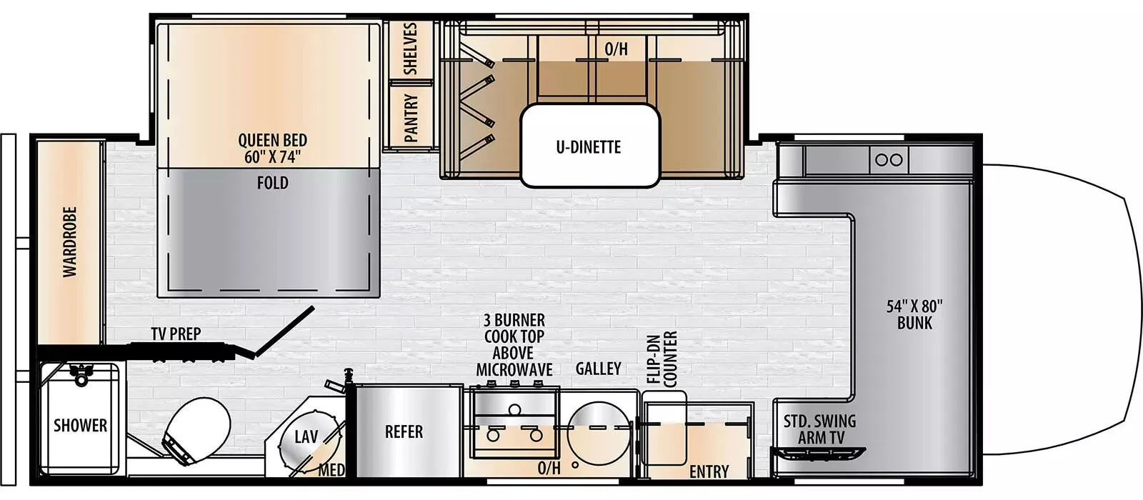 East to West Entrada 24FM floor plan
