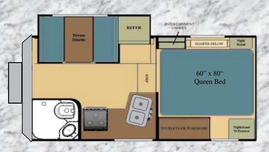 Adventurer Eagle Cap 811 floor plan