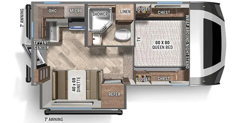 2024 Palomino Backpack HS-3210 floor plan