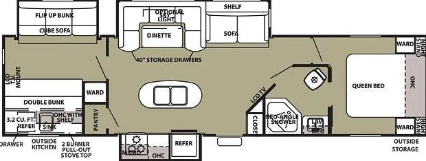 Forest River Cherokee 304BH exterior