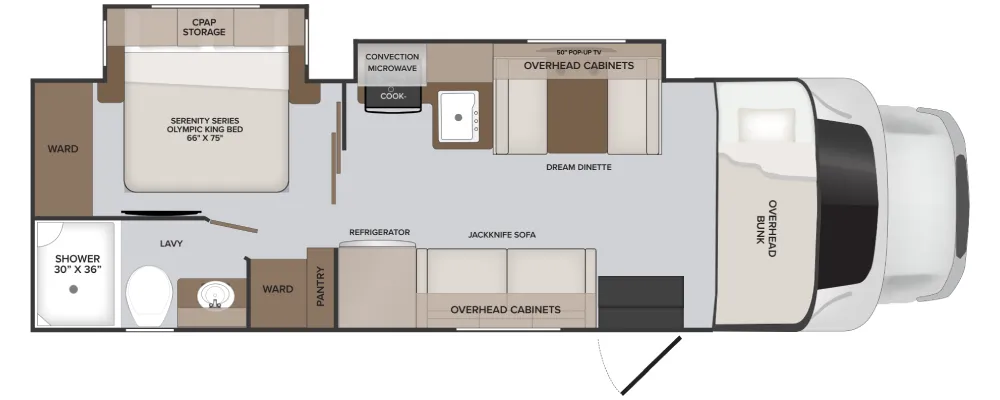 Holiday Rambler Incline FS550 32AW floor plan