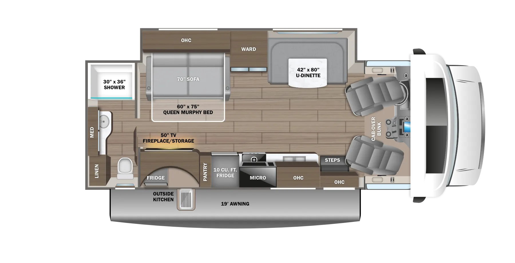 2024 Jayco Redhawk 26M - Floor plan