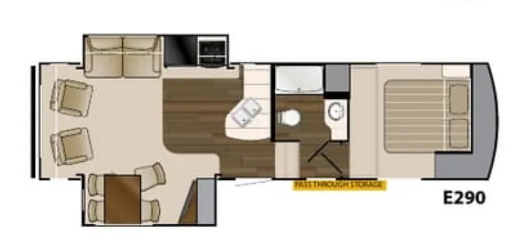 Heartland ElkRidge Xtreme Light E 290 floor plan