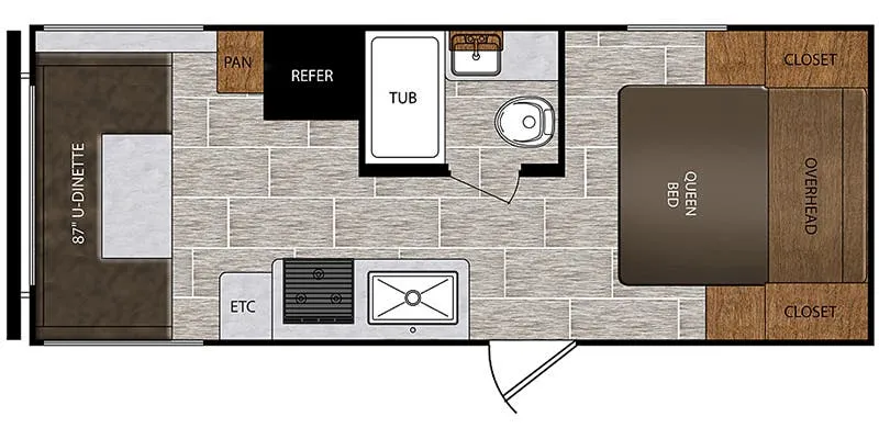 2017 Prime Time Avenger 20RD - Floor plan