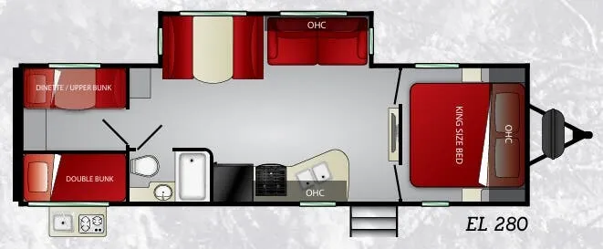 Cruiser RV Embrace 280 floor plan
