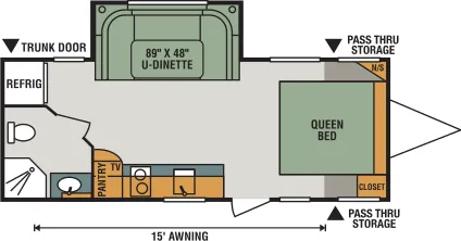 K-Z Escape E201RB floor plan