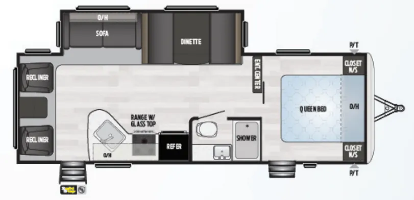Keystone Springdale 266RL floor plan