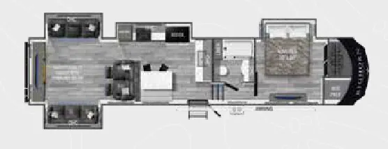 Heartland Bighorn Traveler 37RD floor plan
