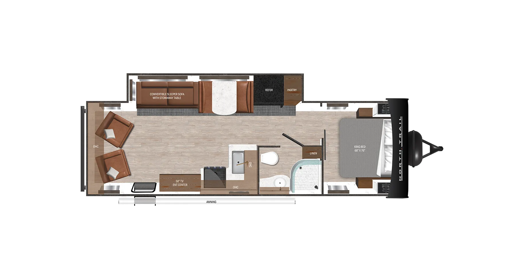 Heartland North Trail 271RL floor plan