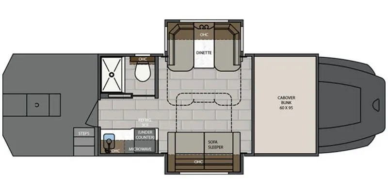 Renegade RV Classic CS120 floor plan