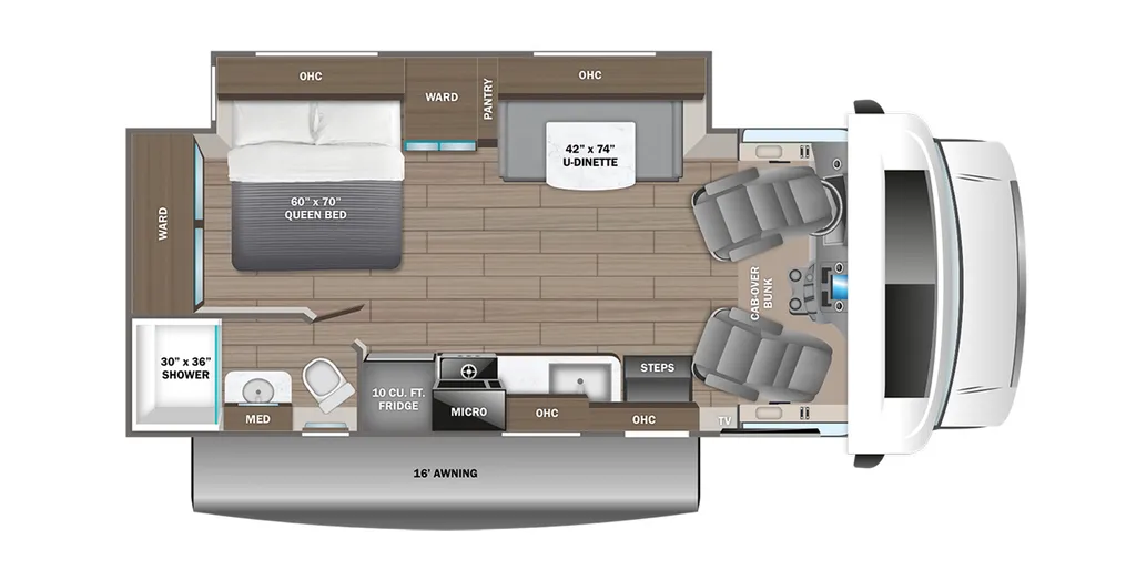 2027 Jayco Redhawk 24B floor plan