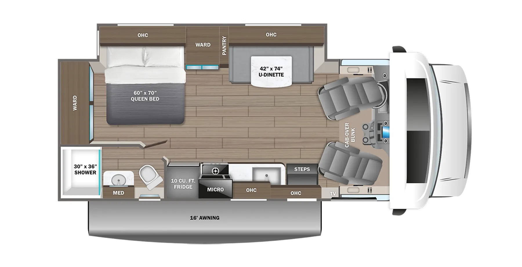 2027 Jayco Redhawk 24B - Floor plan