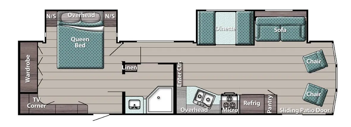 Gulf Stream Kingsport Lodge 34FLS floor plan