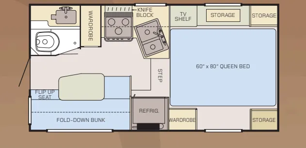 2013 Adventurer Adventurer 810WS - Floor plan