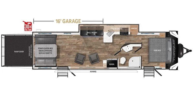 Heartland Torque TQ T285 floor plan