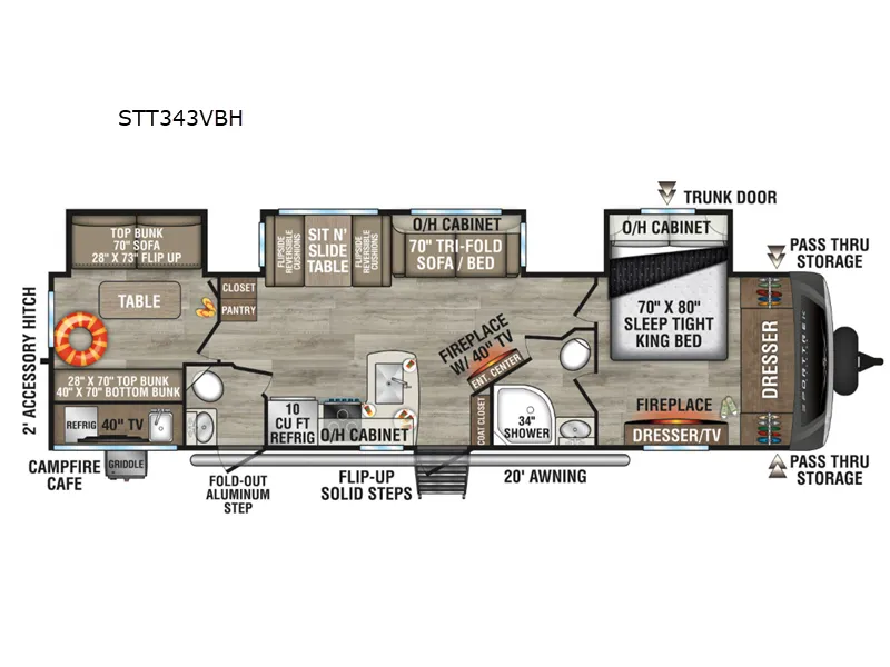 2026 Venture RV SportTrek Touring Edition STT343VBH - Photo 3
