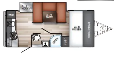 Palomino Real-Lite Mini RL 178 floor plan