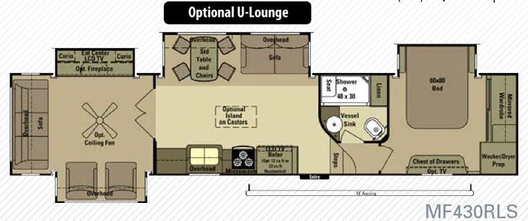 Highland Ridge Mesa Ridge MF430RLS floor plan