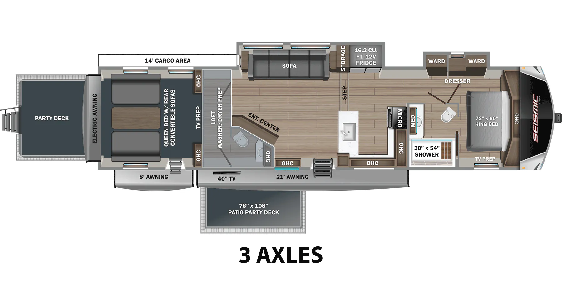 Jayco Seismic 413 floor plan