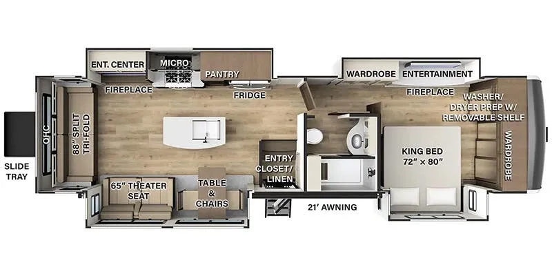 Forest River Flagstaff Elite Estate F399RL floor plan
