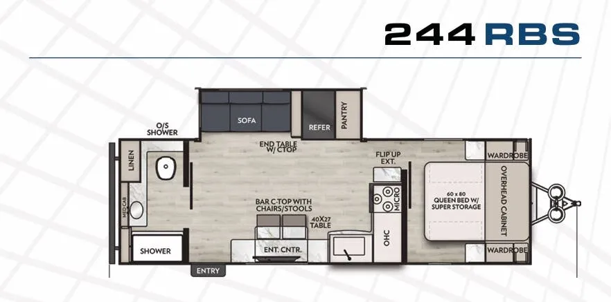 2026 Coachmen Apex Ultra-Lite 244RBS floor plan