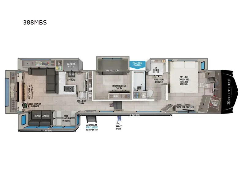 2025 Grand Design Solitude 388MBS - Photo 3
