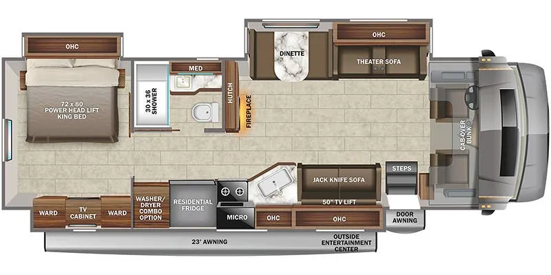 2022 Jayco Seneca 37M floor plan