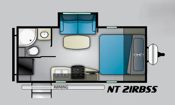 Heartland North Trail 21RBSS floor plan