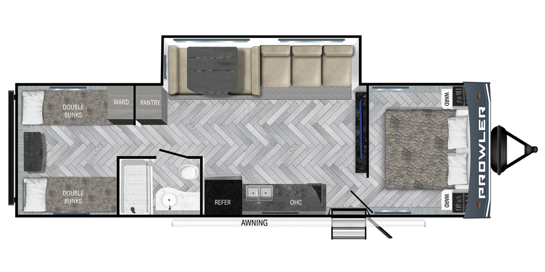 Heartland Prowler Lynx 302BHX floor plan