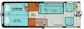 Sportsmobile Express EB 160s floor plan