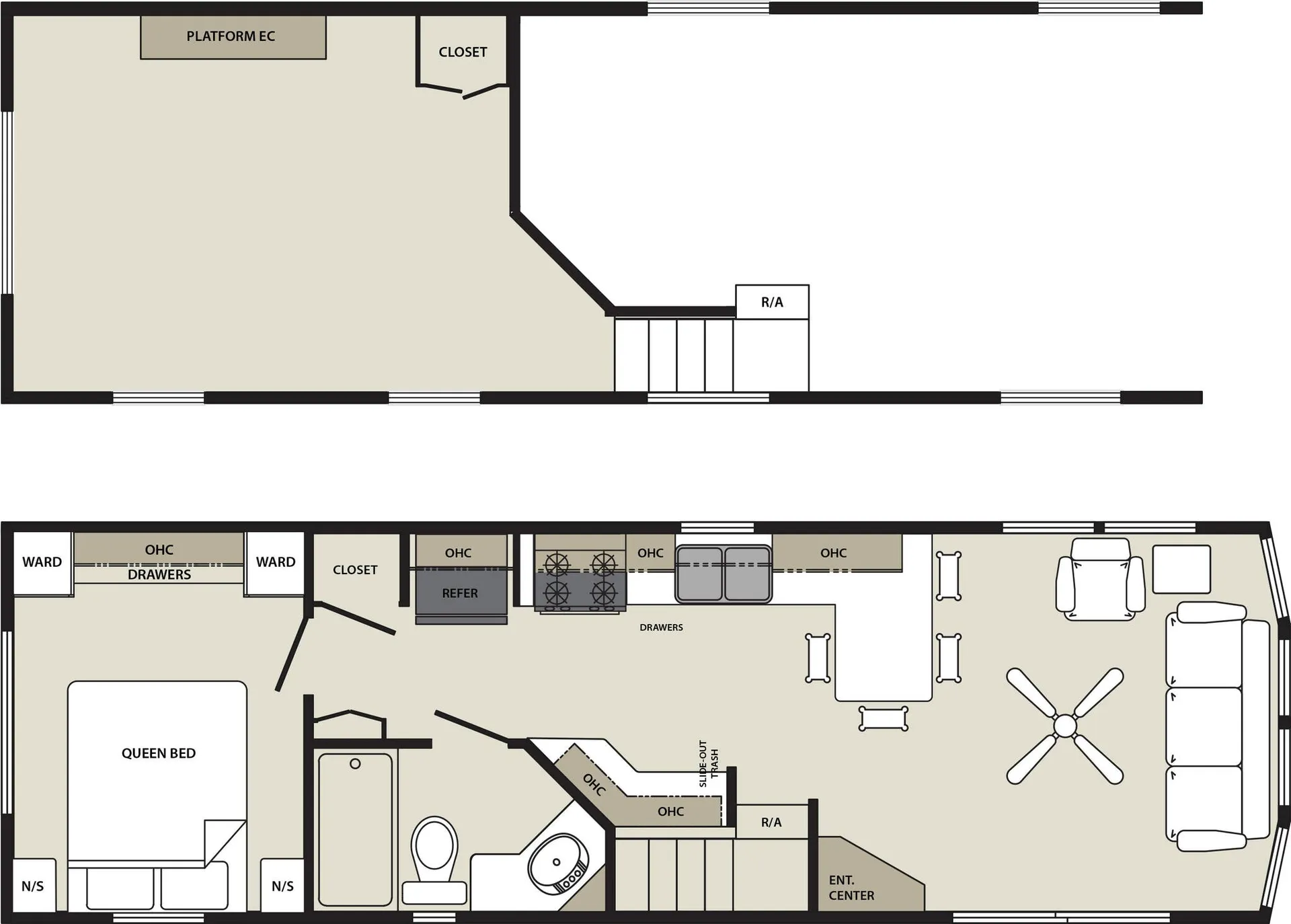 Forest River Quailridge 39ASL floor plan