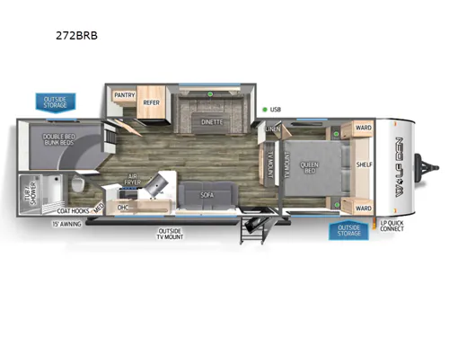 2024 Forest River Cherokee Wolf Den 272BRB, Photos photo 2
