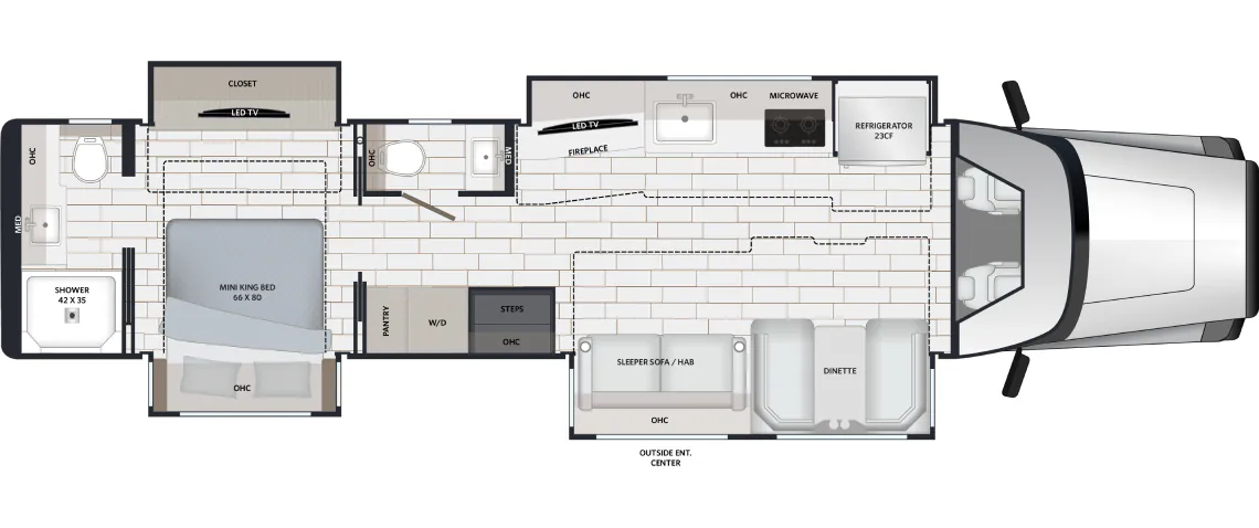 Renegade RV XL X43DB floor plan
