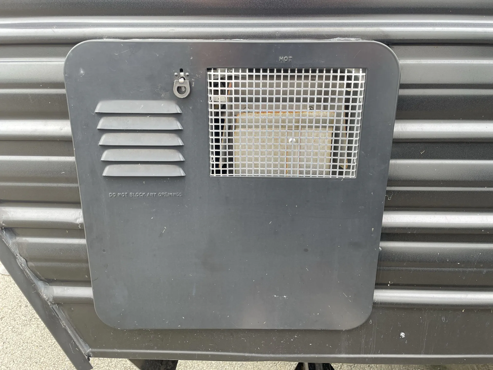 2020 Forest River Cherokee Grey Wolf 19RR — water heater