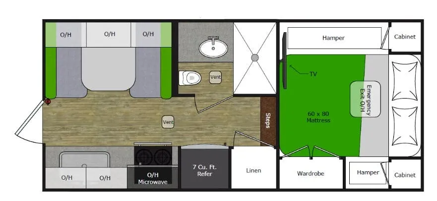 Rugged Mountain Granite 11RL floor plan