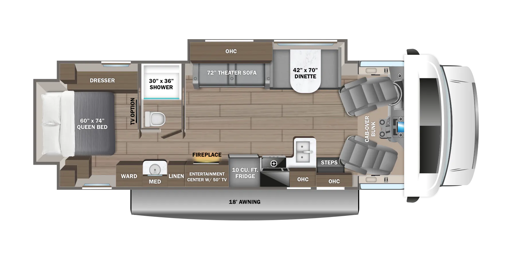 2025 Jayco Greyhawk 30Z floor plan