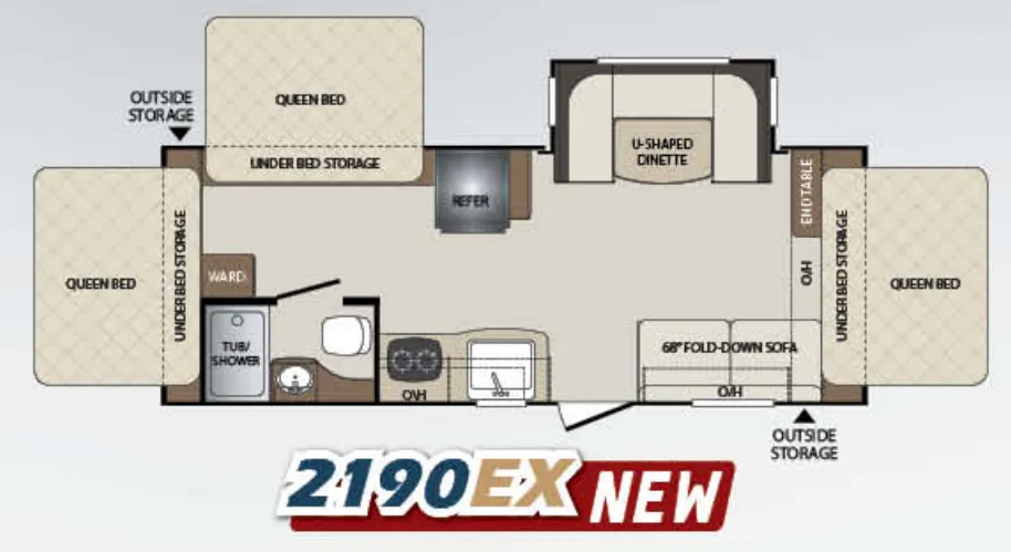 Keystone Bullet Crossfire 2190EX exterior
