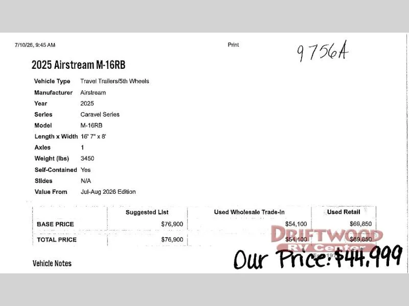 2025 Airstream Caravel 16RB - Photo 3