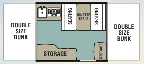 Forest River Viking LS 1706XLS floor plan