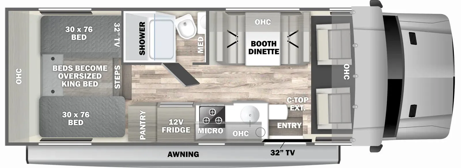 Dynamax Corp Isata 3 Series 3 SERIES 24TW floor plan