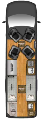 Regency Xalta 4 TB floor plan