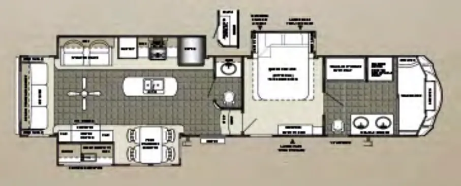 Forest River Sierra 378FB floor plan
