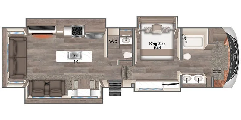DRV Mobile Suites MS 39DBRS3 floor plan