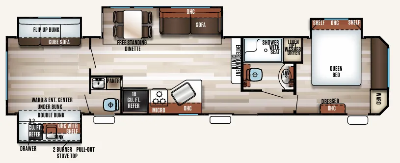 Forest River Cherokee 39KR floor plan