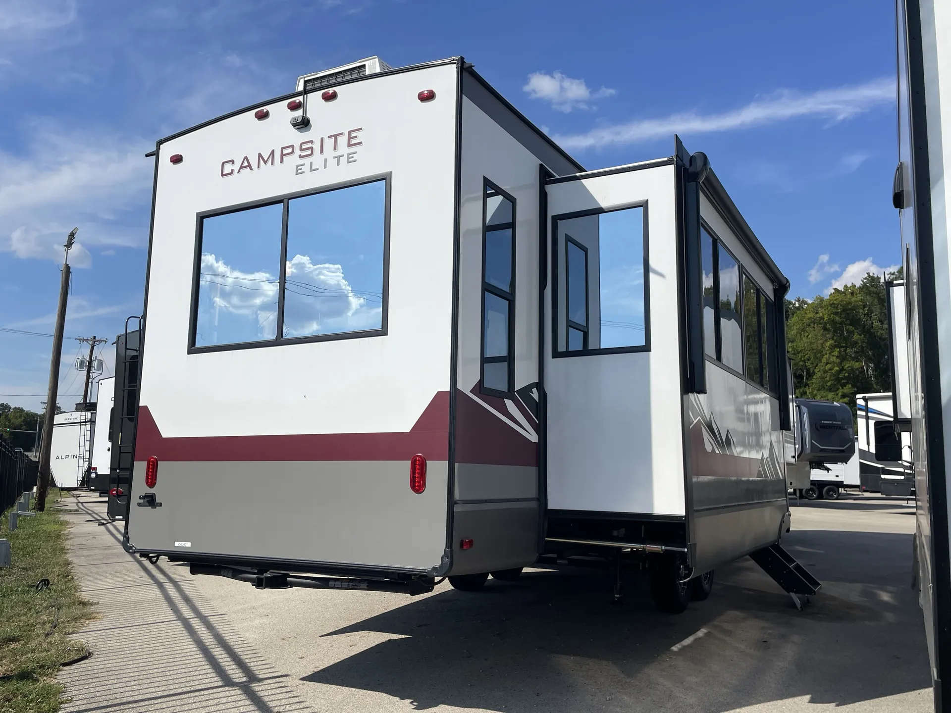 2026 Forest River Campsite Elite 36RF — backside