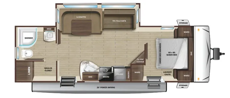 Highland Ridge Mesa Ridge S-Lite 252RB floor plan